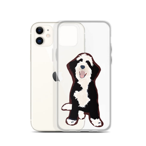 Bernedoodle iPhone Case